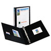 AVE09300 - Durable Slant Easy Insert Ring View Binder, 1" Capacity, Black