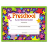 Colorful Classic Certificates, Preschool Certificate, 8 1/2 x 11