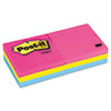Neon Color Notes, 3 x 3, Lined, Neon Colors, 6 100-Sheet Pads/Pack