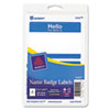 Avery&reg; Printable Self-Adhesive Name Badges