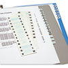 Redi-Tag&reg; Easy-To-Read Side-Mount Self-Stick Plastic Index Tabs