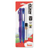 Refillable mechanical pencil is filled with #2 lead.