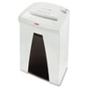 Medium-duty high-security cross-cut shredder has a five sheet capacity.