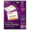 Neck Hanging-Style Flexible Badge Holders, Top Load, 3 x 4, White, 100/Box