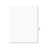 Avery Style Legal Exhibit Side Tab Divider Title 16 Letter White 25 Pack