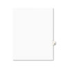 Avery Style Legal Exhibit Side Tab Divider Title 18 Letter White 25 Pack