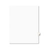 Avery Style Legal Exhibit Side Tab Divider Title 20 Letter White 25 Pack