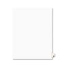 Avery Style Legal Exhibit Side Tab Divider Title 25 Letter White 25 Pack