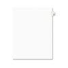 Avery Style Legal Exhibit Side Tab Divider Title 52 Letter White 25 Pack