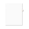 Avery Style Legal Exhibit Side Tab Divider Title 58 Letter White 25 Pack