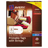 Avery&reg; Clean Edge Printable Tags with String