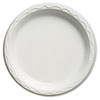 Aristocrat Plastic Plates 10 1 4 Inches White Round 125 Pack