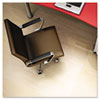 Chairmat, PC, Rect, Straight Edge, N/Stud, 46x60, Clear