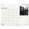 House of Doolittle&trade; Earthscapes Monthly Desk Pad Calendar