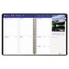 Earthscapes Executive Hardcover Weekly Appointment Book, 8-1/2 x