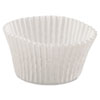 Fluted Bake Cups 4 1 2 dia x 1 1 4h White 500 Pack 20 Pack Carton