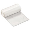 High Density Can Liner 17 x 18 4gal 6 Micron Clear 50 Roll 40 Rolls Carton