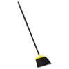 Jumbo Smooth Sweep Angled Broom, 46" Handle, Black/Yellow, 6/Car
