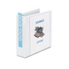 AVE09501 - Durable Slant Easy Insert Ring View Binder, 2" Capacity, White
