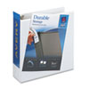 AVE09701 - Durable Slant Easy Insert Ring View Binder, 3" Capacity, White