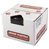 Repro Low Density Can Liners 2 Mil 43 x 47 Black 100 Carton