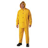 Rainsuit PVC Polyester Yellow 2X Large