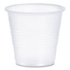 High-Impact Polystyrene Cold Cups, 3.5 oz, Translucent, 100 Cups/Sleeve, 25 Sleeves/Carton