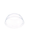 Open-Top Dome Lid, Fits 16 oz to 24 oz Plastic Cups, Clear, 1.9" Dia Hole, 1,000/Carton