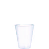 High-Impact Polystyrene Squat Cold Cups, 12 oz, Translucent, 50/Pack