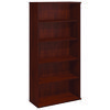 Series C Collection Bookcase, Five-Shelf, 35.63w x 15.38d x 72.78h, Hansen Cherry