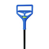 Janitor Style Screw Clamp Mop Handle, Fiberglass, 64", Blue
