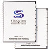 Avery&reg; Index Maker&reg; Clear Label Unpunched Dividers for Binding Systems with White Narrow Tabs