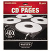 Two Sided CD Refill Pages for Three Ring Binder 50 Pack