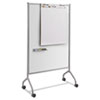 Impromptu Magnetic Whiteboard Collaboration Screen, 42w x 21.5d x 72h, Gray/White