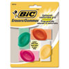 Eraser with Grip Assorted Colors 4 Pk