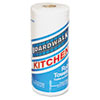 Two-ply perforated paper towel rolls.