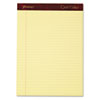 Gold Fibre Writing Pads Legal Wide 8 1 2 x 11 3 4 Canary 50 Sheets 4 Pack