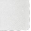 Knurl Embossed Scalloped Edge Placemats 9 1 2 x 13 1 2 White 1000 Carton