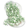 Starlight Mints Spearmint Hard Candy Individual Wrapped 2 lb Resealable Tub