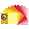 Tru Ray Construction Paper 76 lbs. 12 x 18 Assorted 25 Sheets Pack