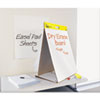 Dry Erase Tabletop Easel Unruled Pad 20 x 23 White 20 Sheets