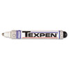 TEXPEN Industrial Paint Marker Pen Medium Tip White