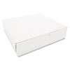 Tuck Top Bakery Boxes 10w x 10d x 2 1 2h White 250 Carton