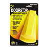 Giant Foot Doorstop No Slip Rubber Wedge 3 1 2w x 6 3 4d x 2h Safety Yellow