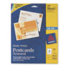 Textured Postcards Inkjet Heavyweight 4 1 4 x 5 1 2 Matte White 120 Box