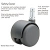Safety Casters Standard Neck Polyurethane B Stem 110 lbs. Caster 5 Set