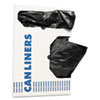 Can Liners, 16 gal, 1 mil, Clear, 24" x 32", 250/Box