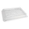 Clear Plastic Dome Lid Fits Oblong Pans 2061 2062 500 Carton