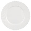 Classicware Plates Plastic 10.25 in White