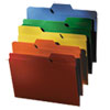 FindIt File Folders 1 3 Cut 11 Pt Stock Letter Assorted 80 PK